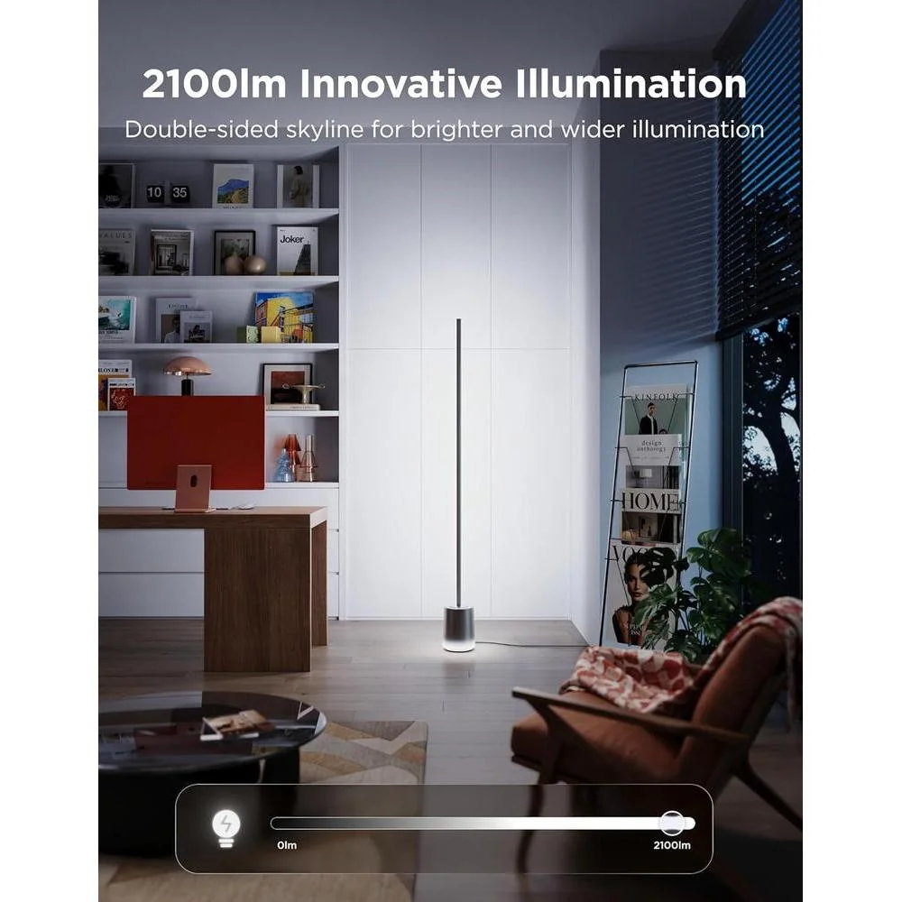 Lámpara de pie Govee con tecnología LuminBlend+, compatible con Matter, ideal para sala de estar, dormitorio y oficina