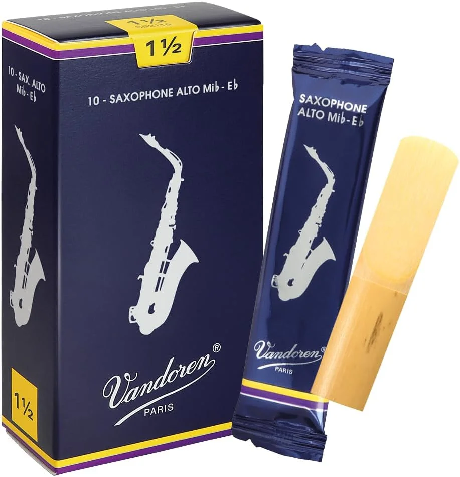 Caña para saxo alto Vandoren SR2115 Traditional Strength 1.5 caja de 10
