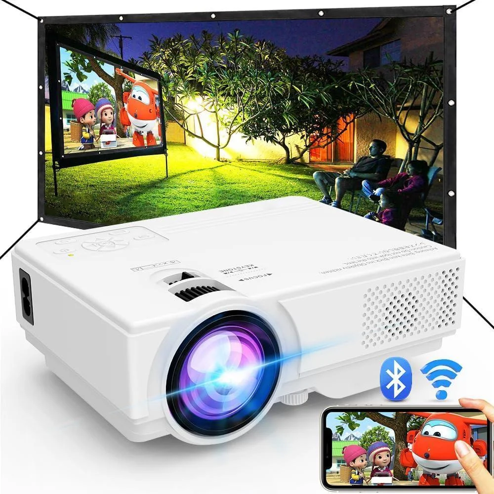 Proyector Nisoo Mini WiFi 1080P con Bluetooth