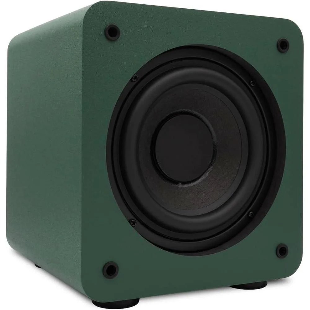 Subwoofer Audioengine S6 con potencia de 210 vatios y diseño compacto para amantes del cine y la música