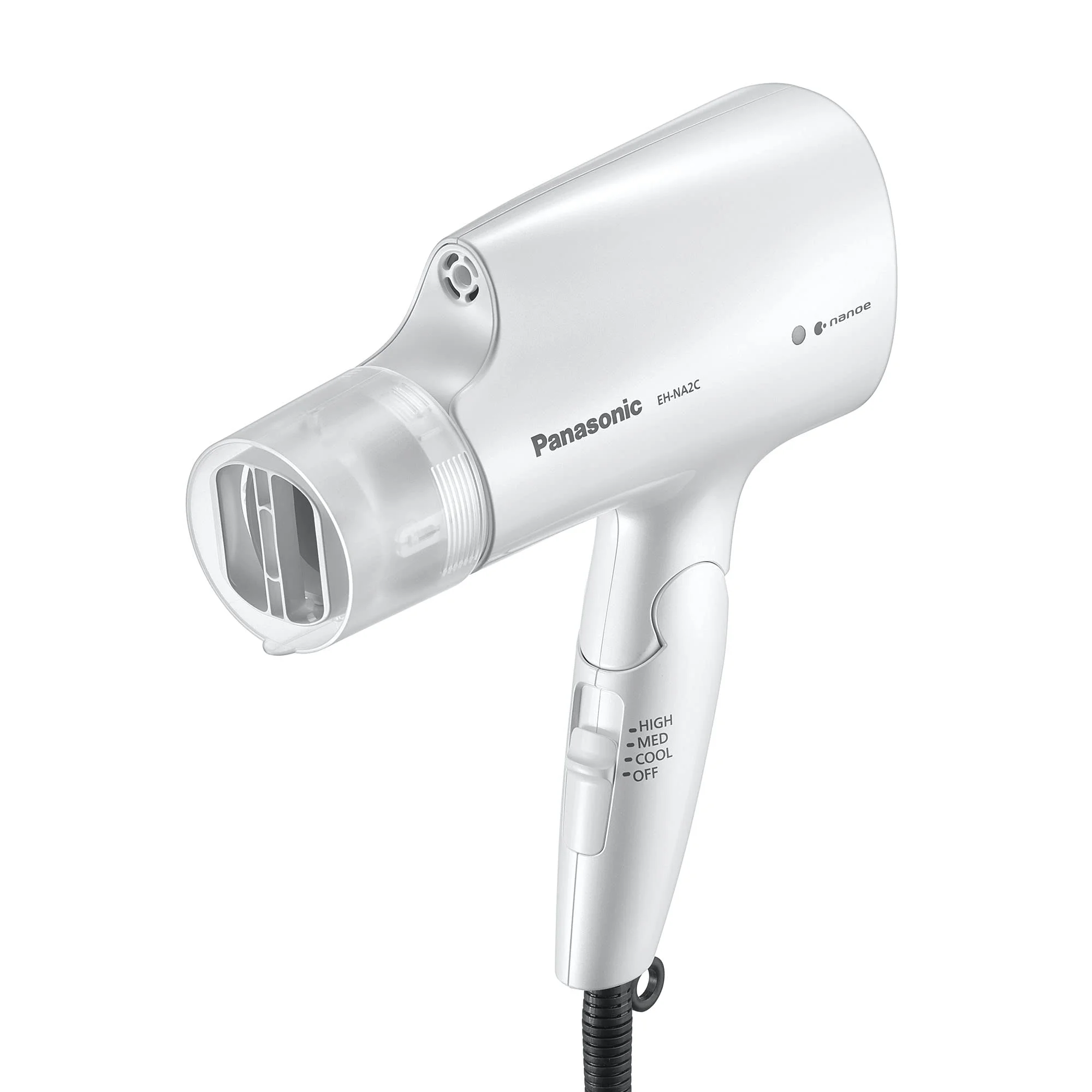 Secadora de cabello Panasonic nanoe Compact EH-NA2C-W blanca plegable