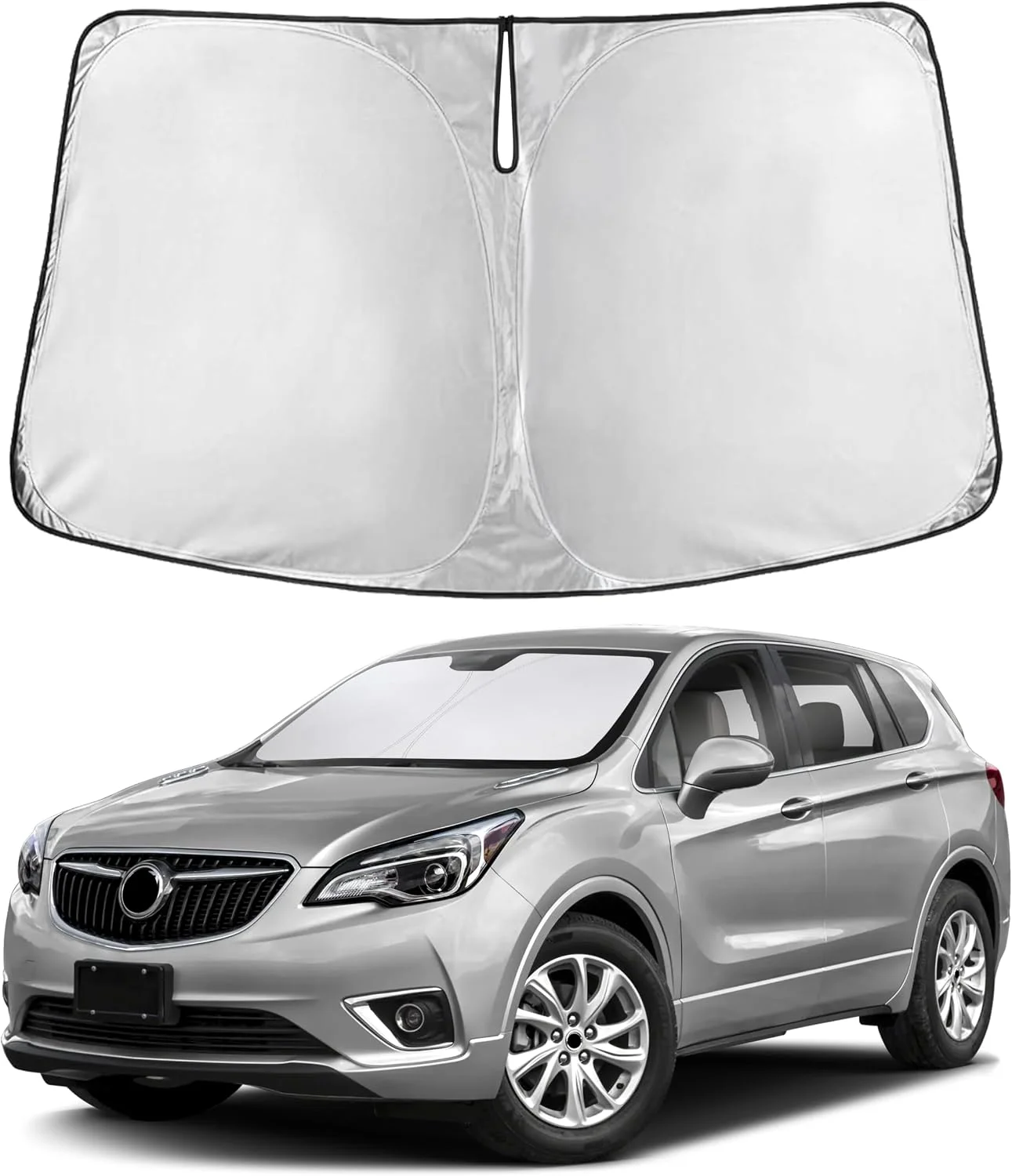 Parasol para parabrisas EcoNour compatible con Buick Envision 2016-2020