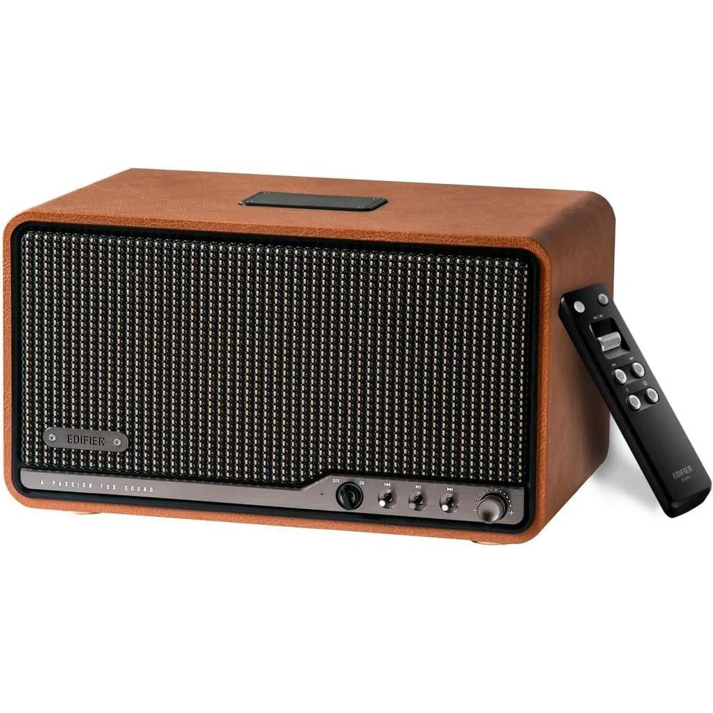 Edifier S300 Altavoz Hi-Fi de alta resolución para emparejamiento inalámbrico con entradas AirPlay 2 y diseño Retro