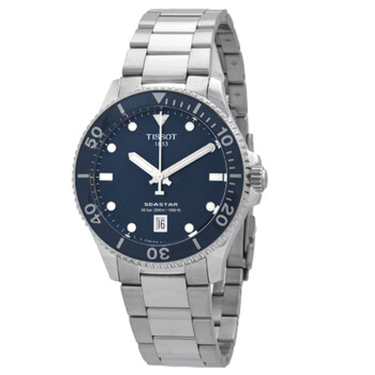 Tissot SEASTAR 1000 POWERMATIC 80 Automatic Blue Dial Men's Watch T120.407.11.041.03
