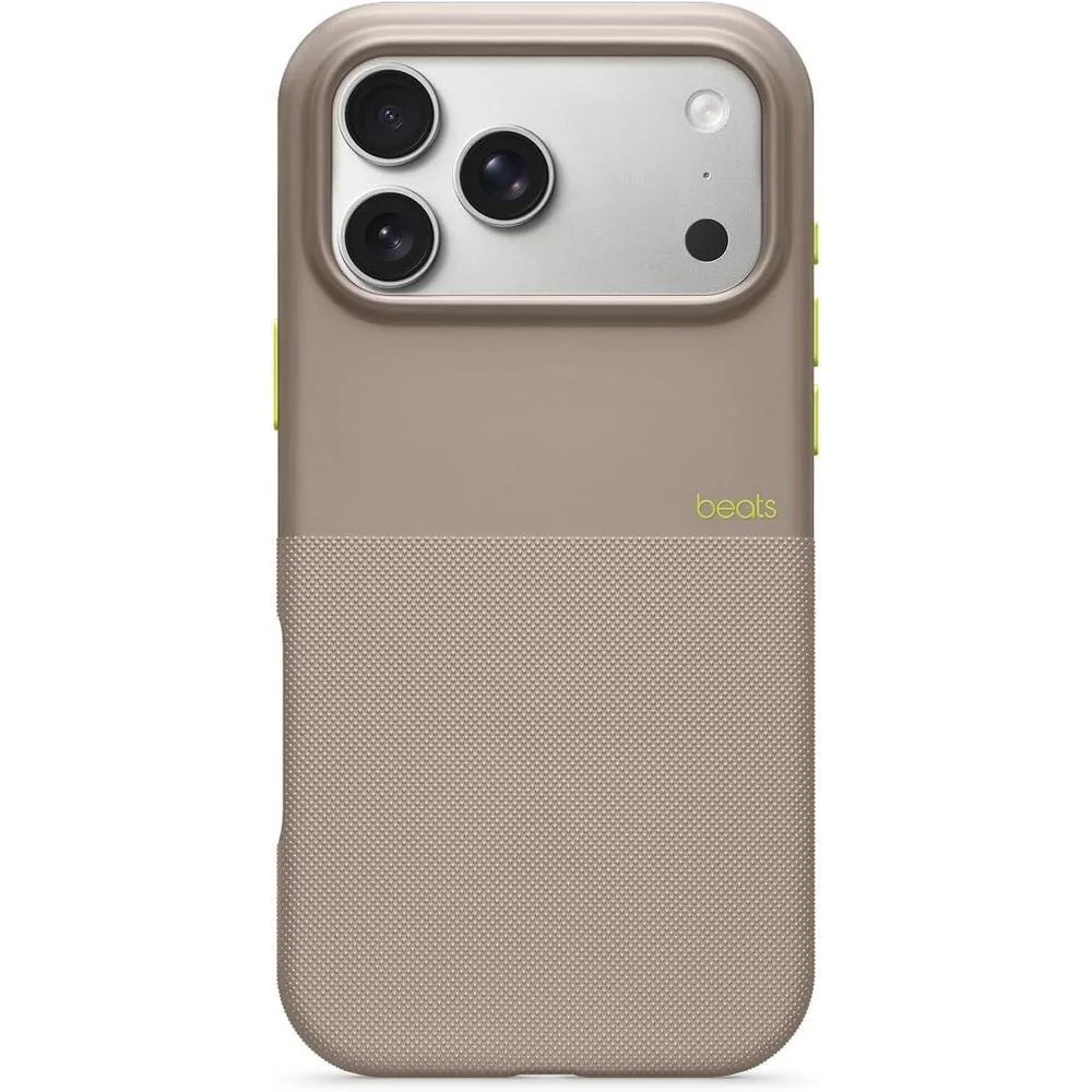 Beats iPhone 17 Pro Max Rugged Case with MagSafe & Camera Control, Scratch & Drop Tested, Matte Texture with Microfiber Lining - Alpine Gray