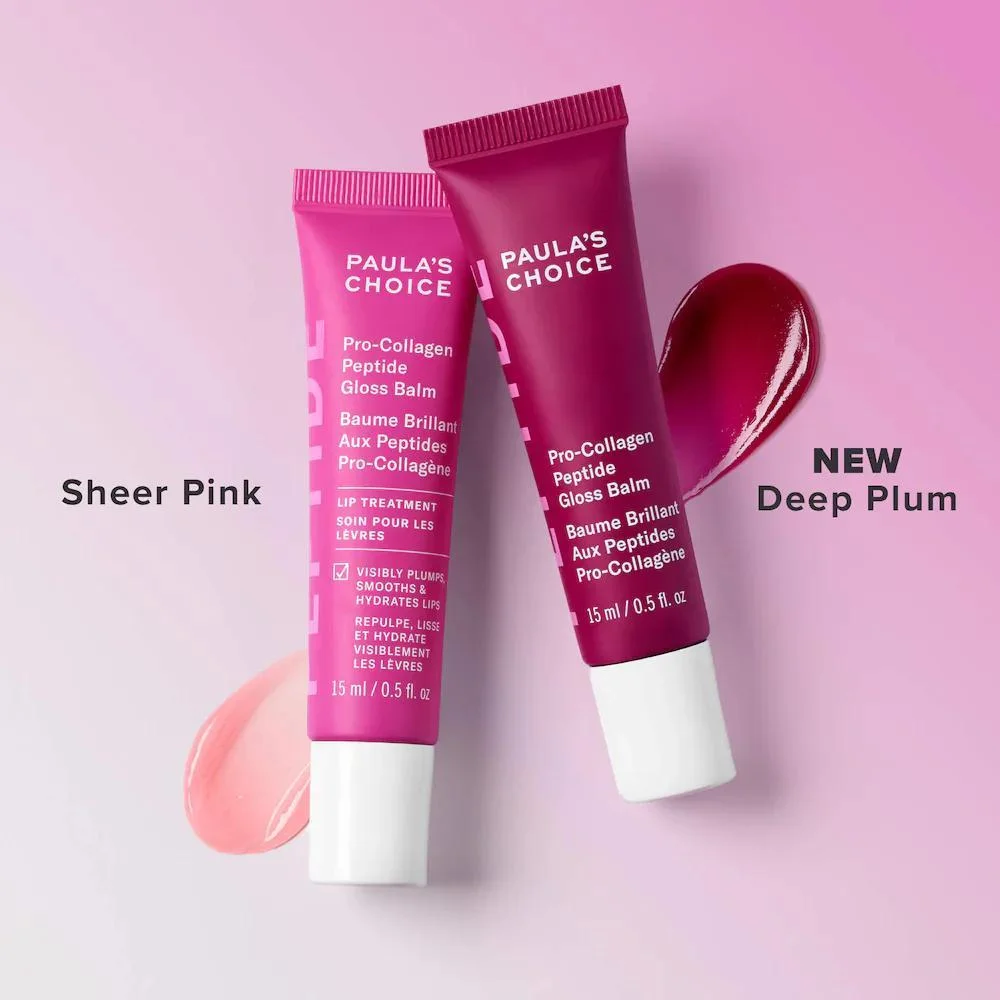 Peptide Plumping Gloss Balm Dúo Set de Regalo para Labios Hidratados y Más Llenos