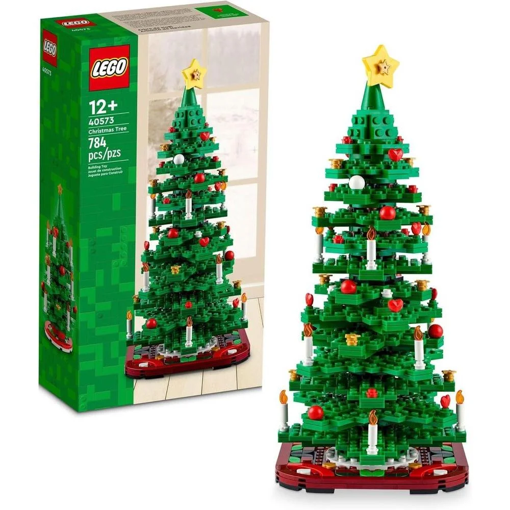 LEGO Árbol de Navidad, juguete de construcción para niños y niñas a partir de 12 años, mini decoración navideña para el hogar