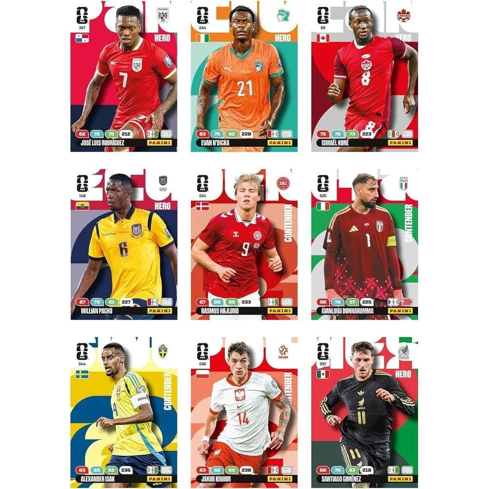 Juego de cartas coleccionables de la Copa Mundial de la FIFA 2026 Blister Premium Gold con tarjetas edición limitada