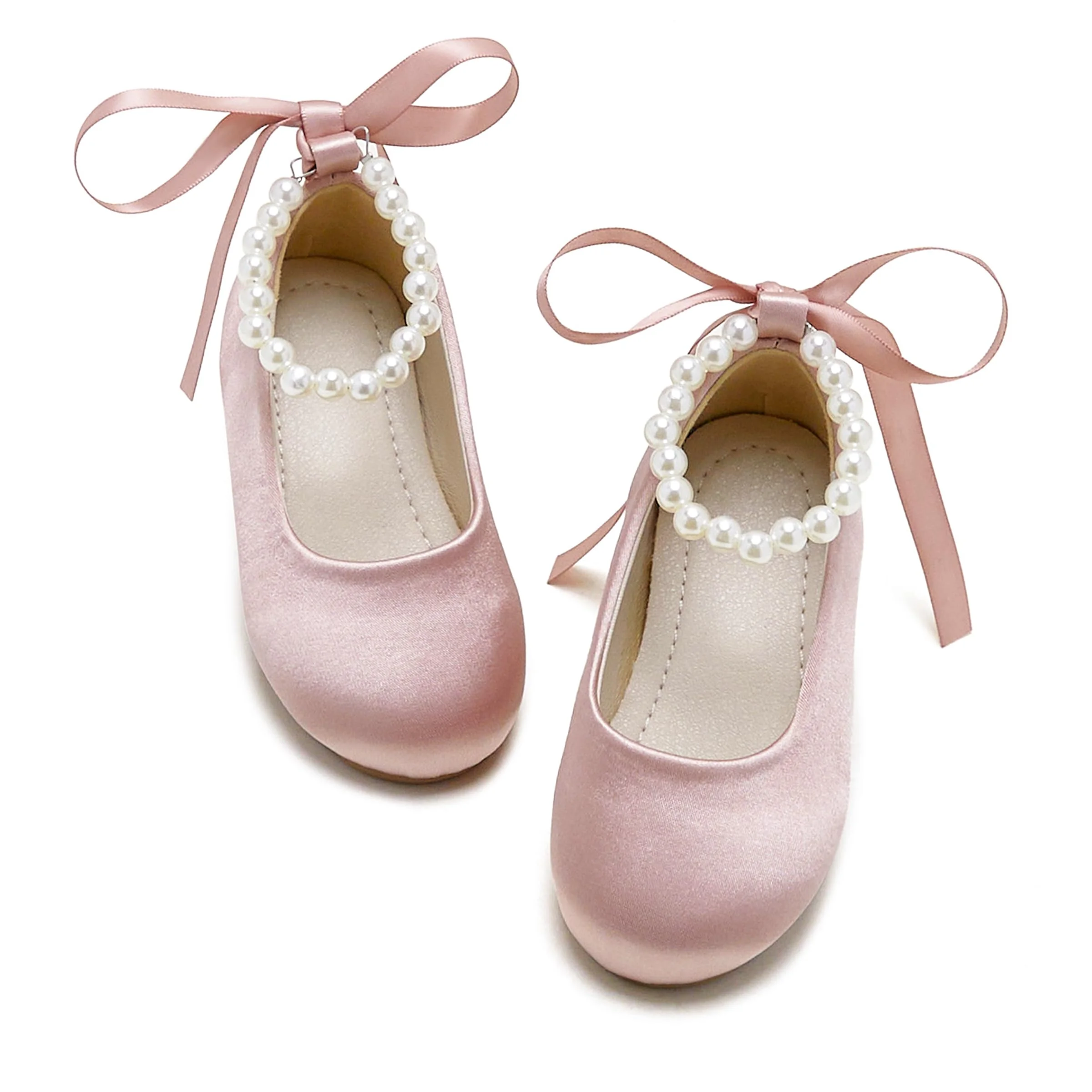Zapato Phiramin Niña Bailarina Perla con Correa para Fiesta