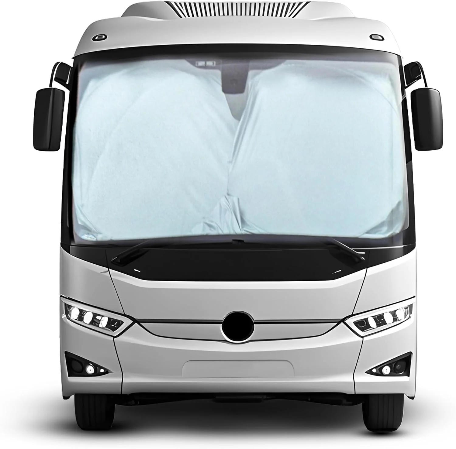 Parasol para parabrisas EcoNour plegable para autocaravanas y motorhomes 102 x 51 pulgadas