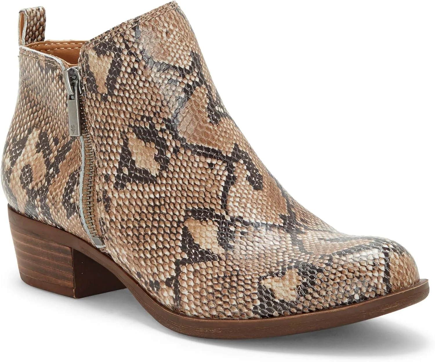 Botín ankle Lucky Brand Basel cuero mujer