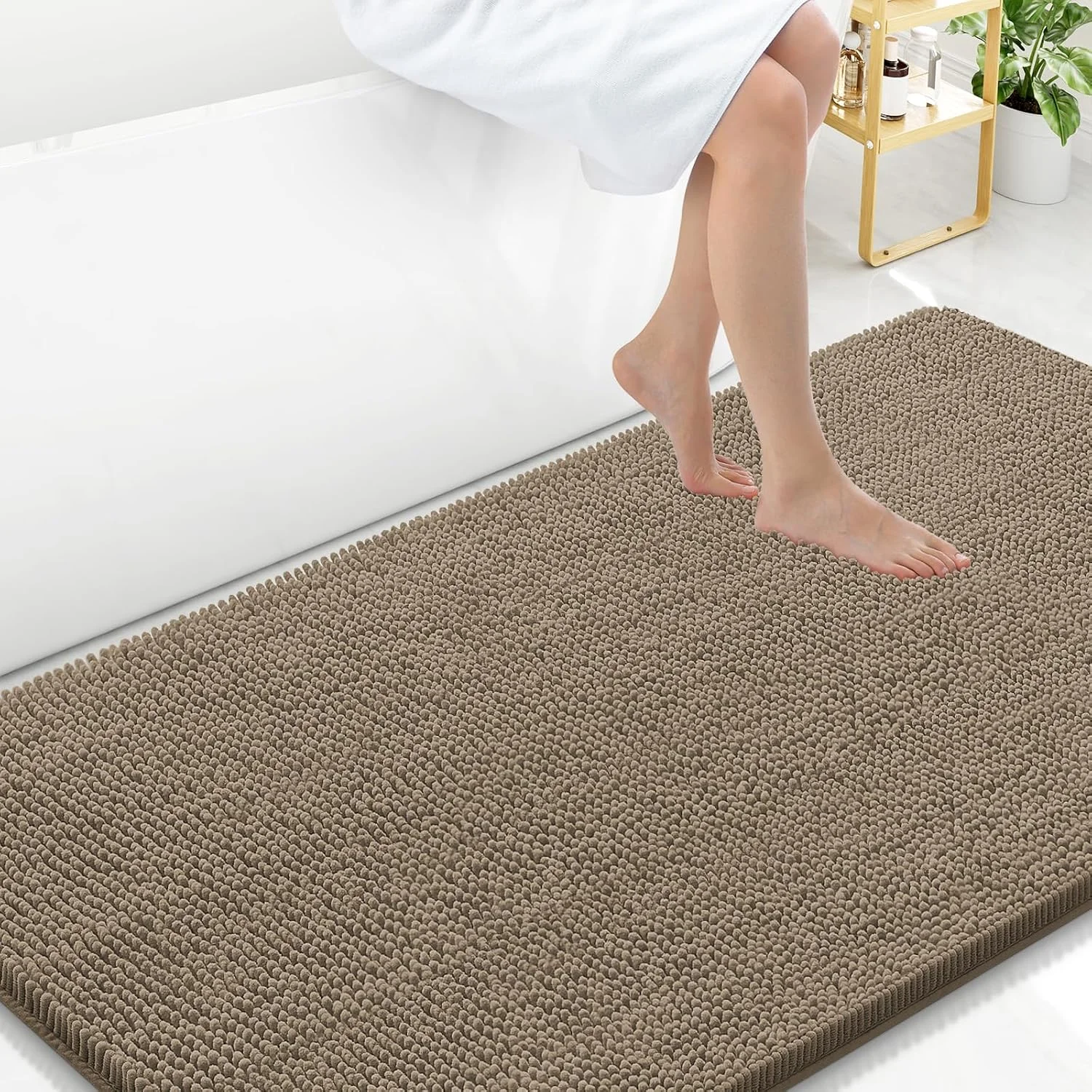 Bajada de baño Arotive chenille 59x35 cm absorbente