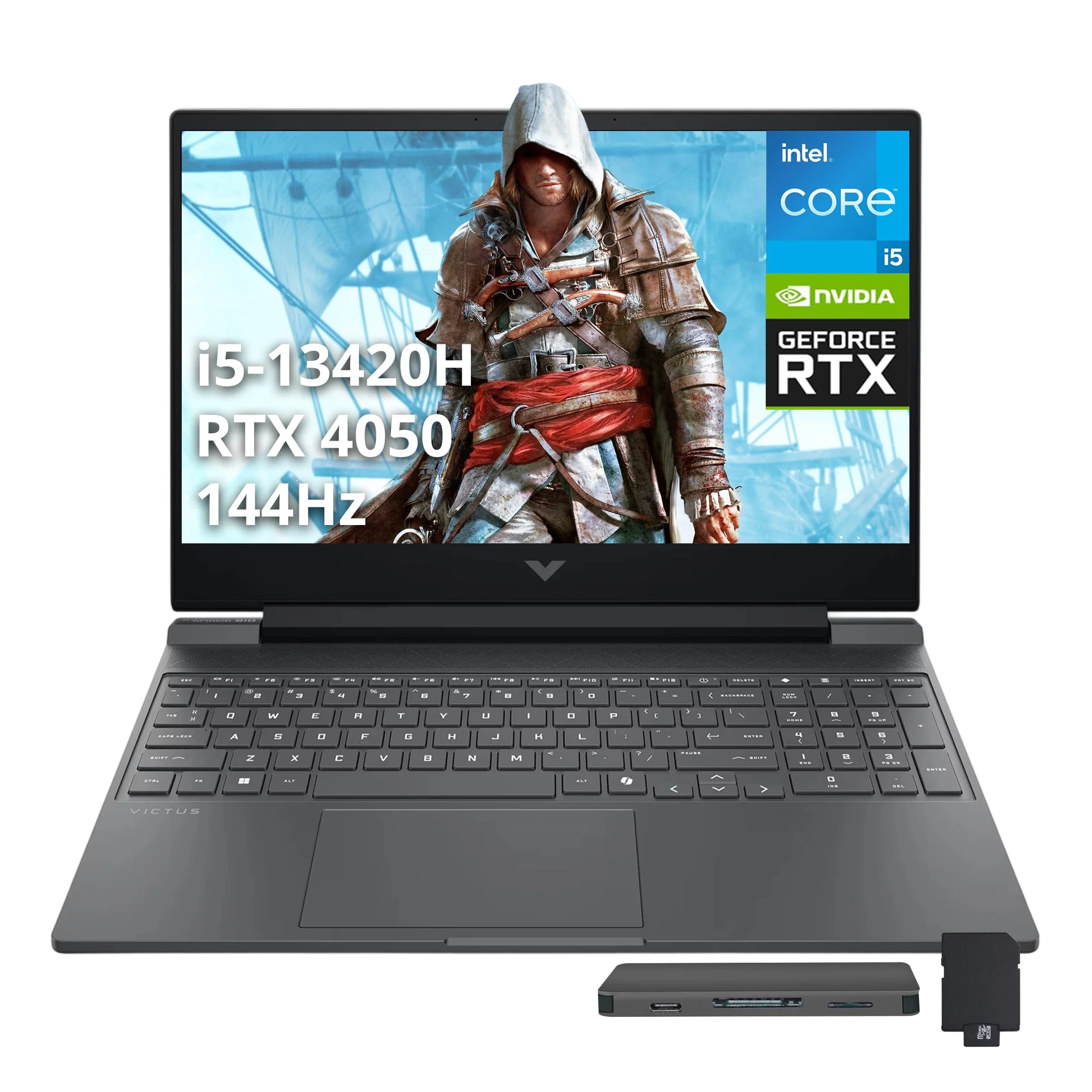 Laptop HP Victus 15.6 Intel Core i5-12450H RTX 3050 16GB 1TB SSD 144Hz Azul