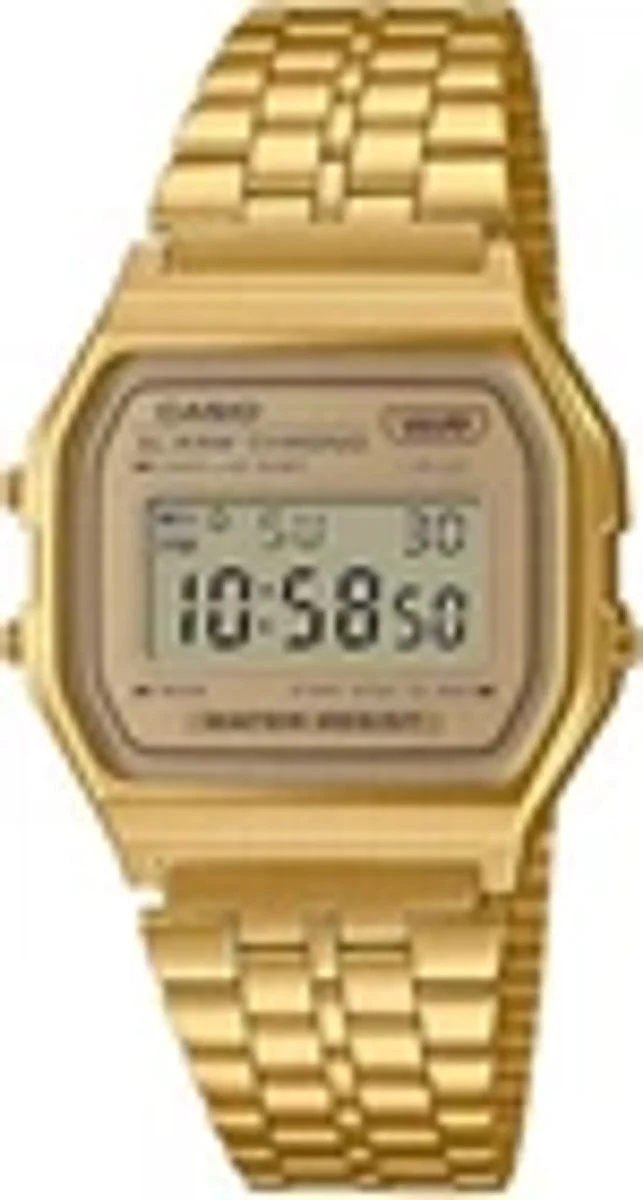 EL RELOJ DE ROBERT LEWANDOWSKI CASIO A158WETG-9AEF GOLD