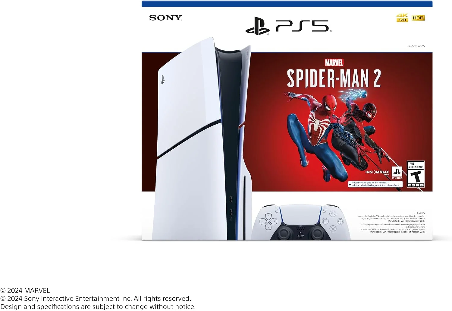 PlayStation 5 Slim - Bundle Marvel's Spider-Man 2 (con lector de discos)