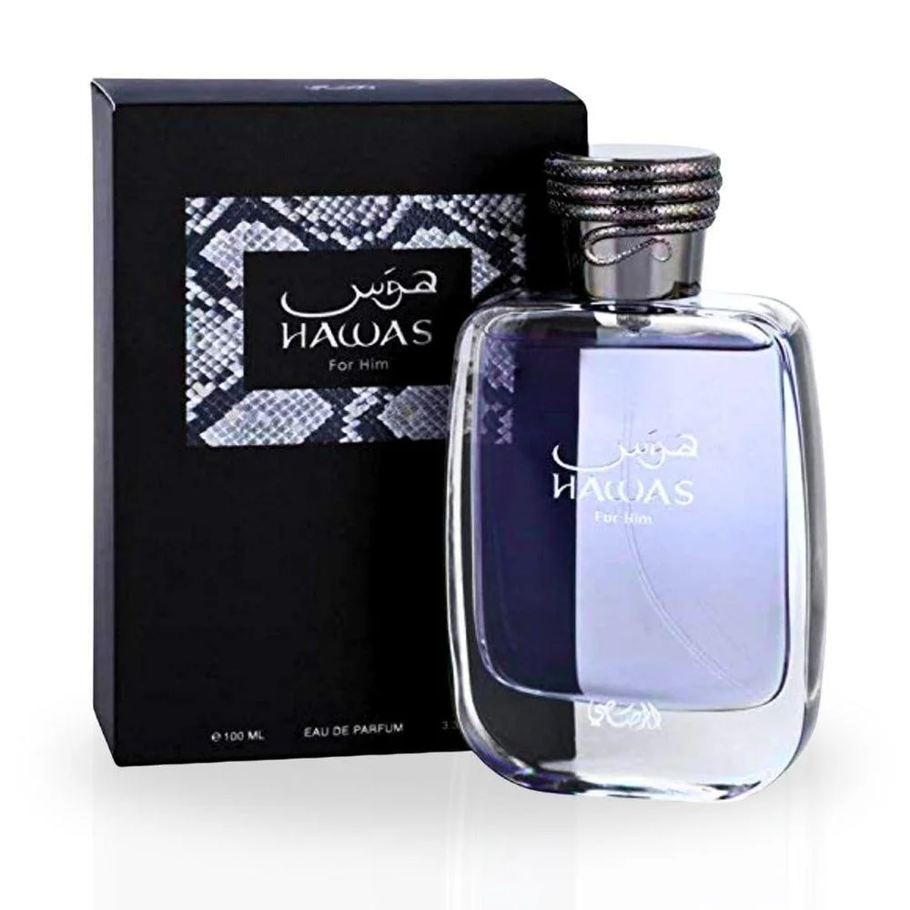 RASASI Hawas For Him y For Her EDP Sprays, Larga duración, aroma exquisito, fragancias lujosas, paquete de lujo