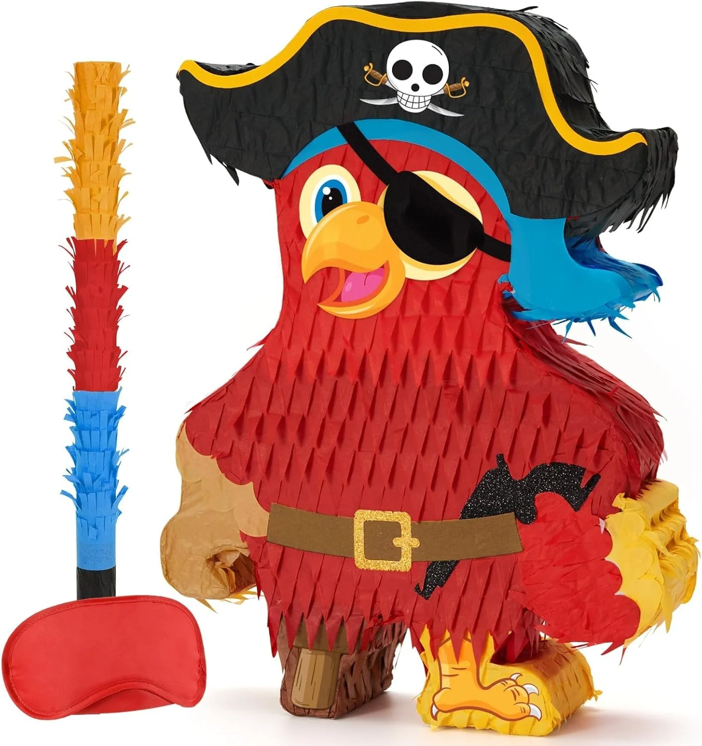 Piñata loro pirata WERNNSAI para fiesta infantil