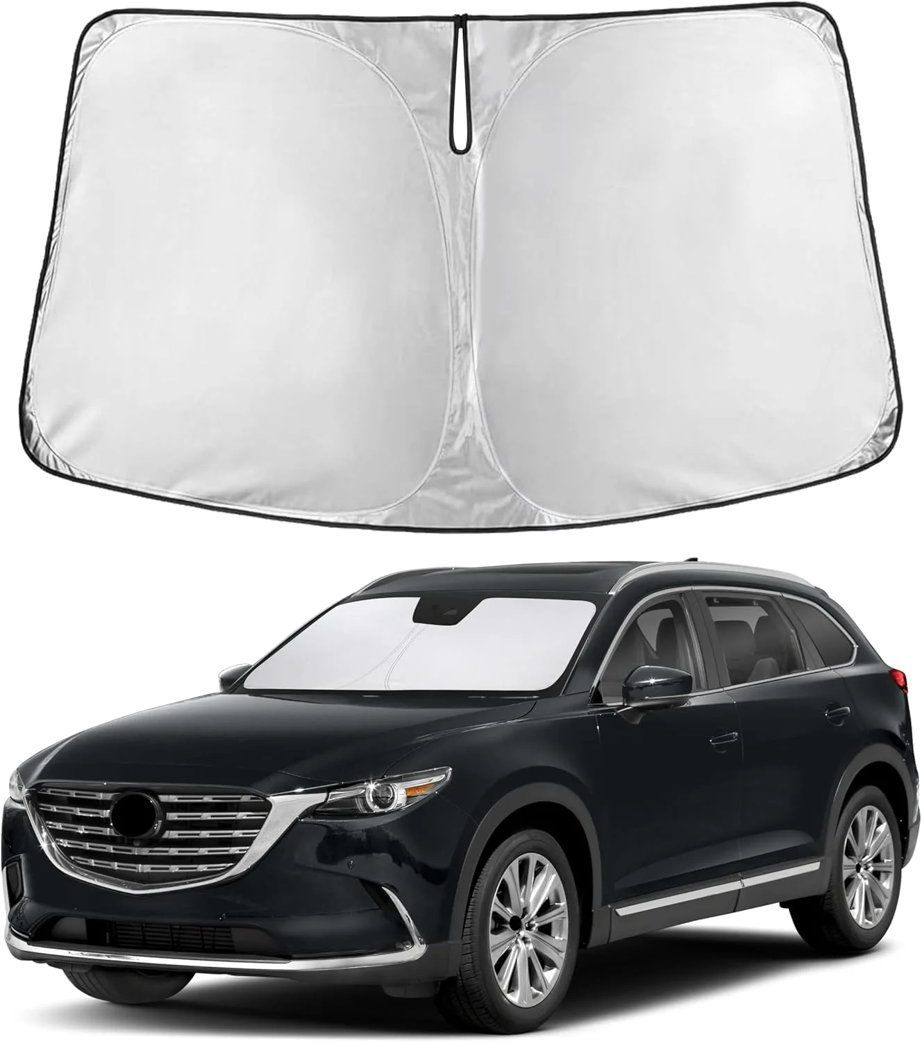 Parasol para parabrisas EcoNour compatible con Mazda CX-9 2016-2026