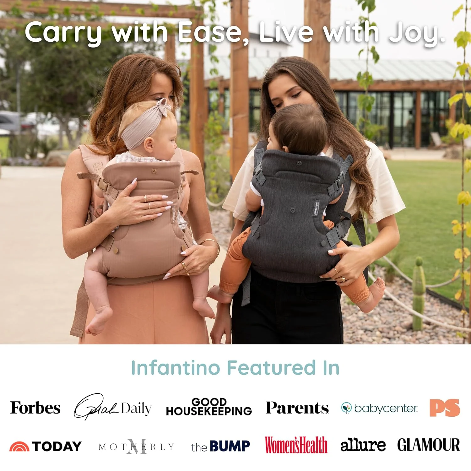 Infantino Flip Luxe 4 en 1 Portabebés Ergonómico Affogato