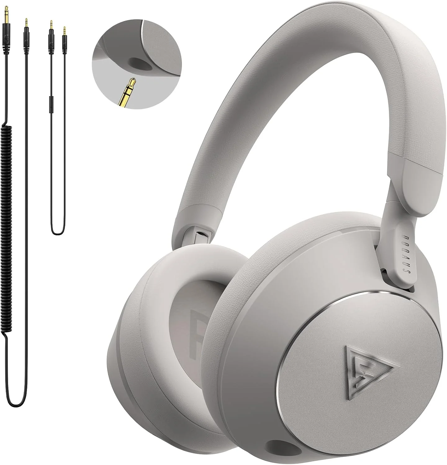 Audífonos Doqaus DJ profesionales over-ear con drivers de 50mm y doble jack
