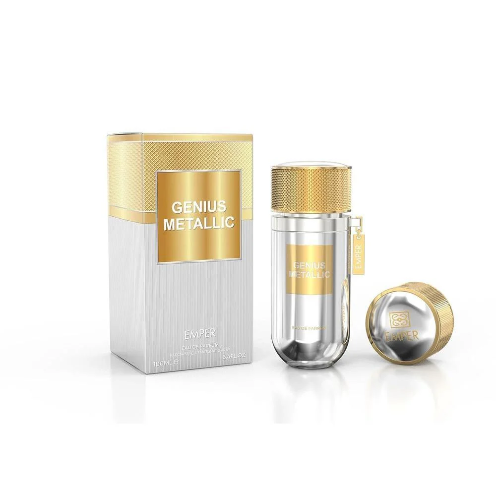 Perfume Emper Genius Metallic para Hombre 100ml