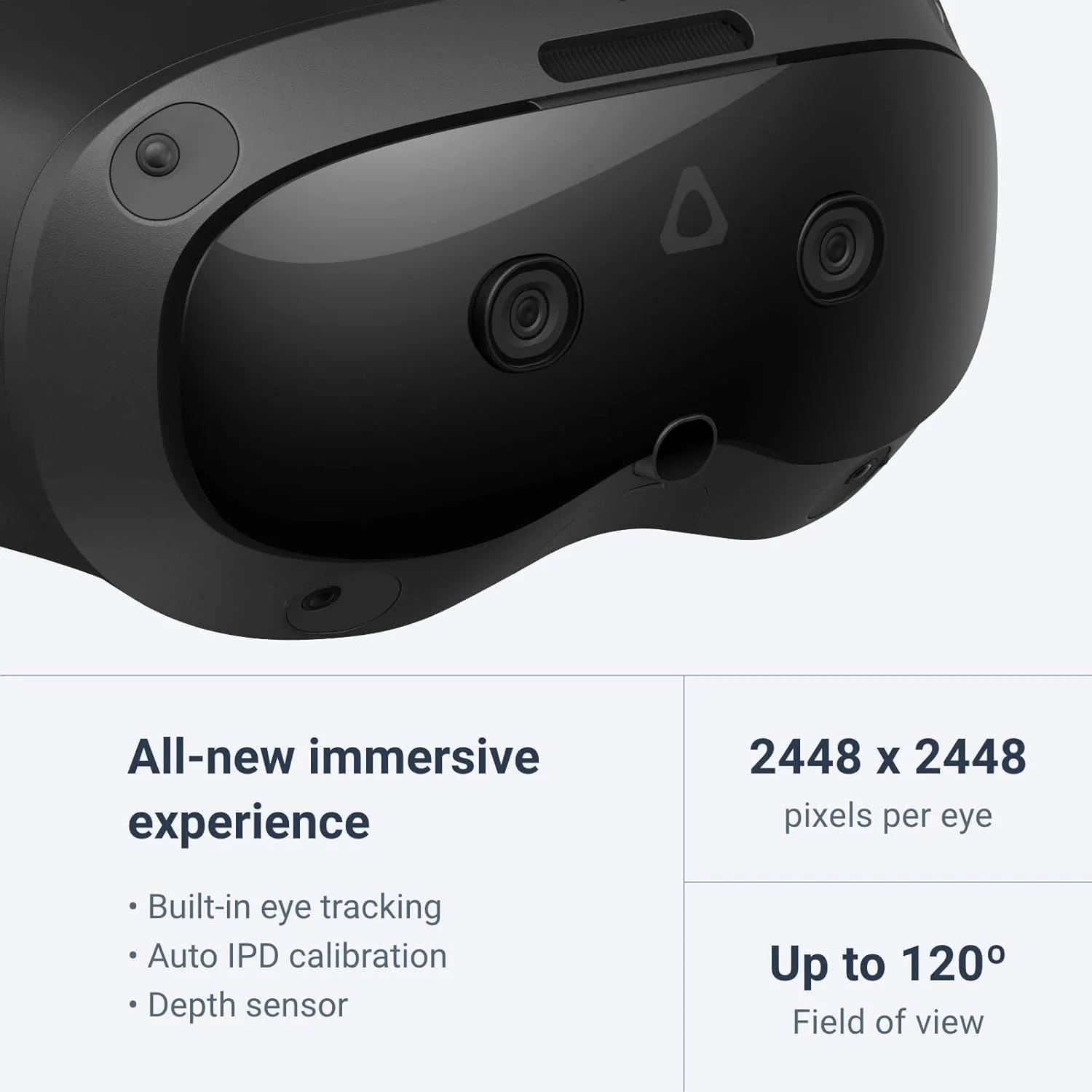 HTC Vive Focus Vision - Visor de Realidad Mixta y PC VR (con controles)