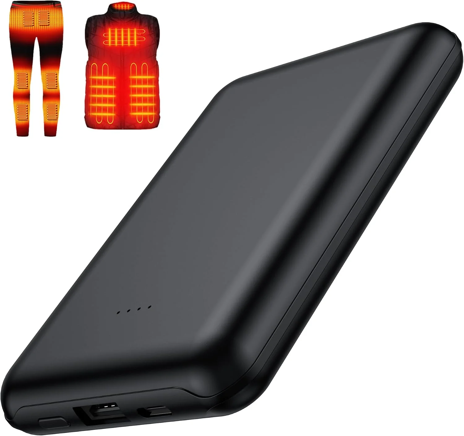 Batería externa Whsahans 10000mAh 5V 2A para prendas térmicas