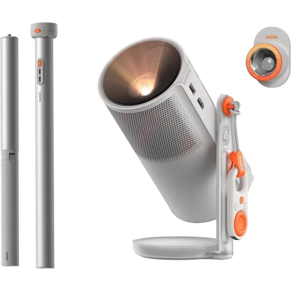 Proyector Xgimi MoGo 4 portátil con soporte PowerBase y Google TV
