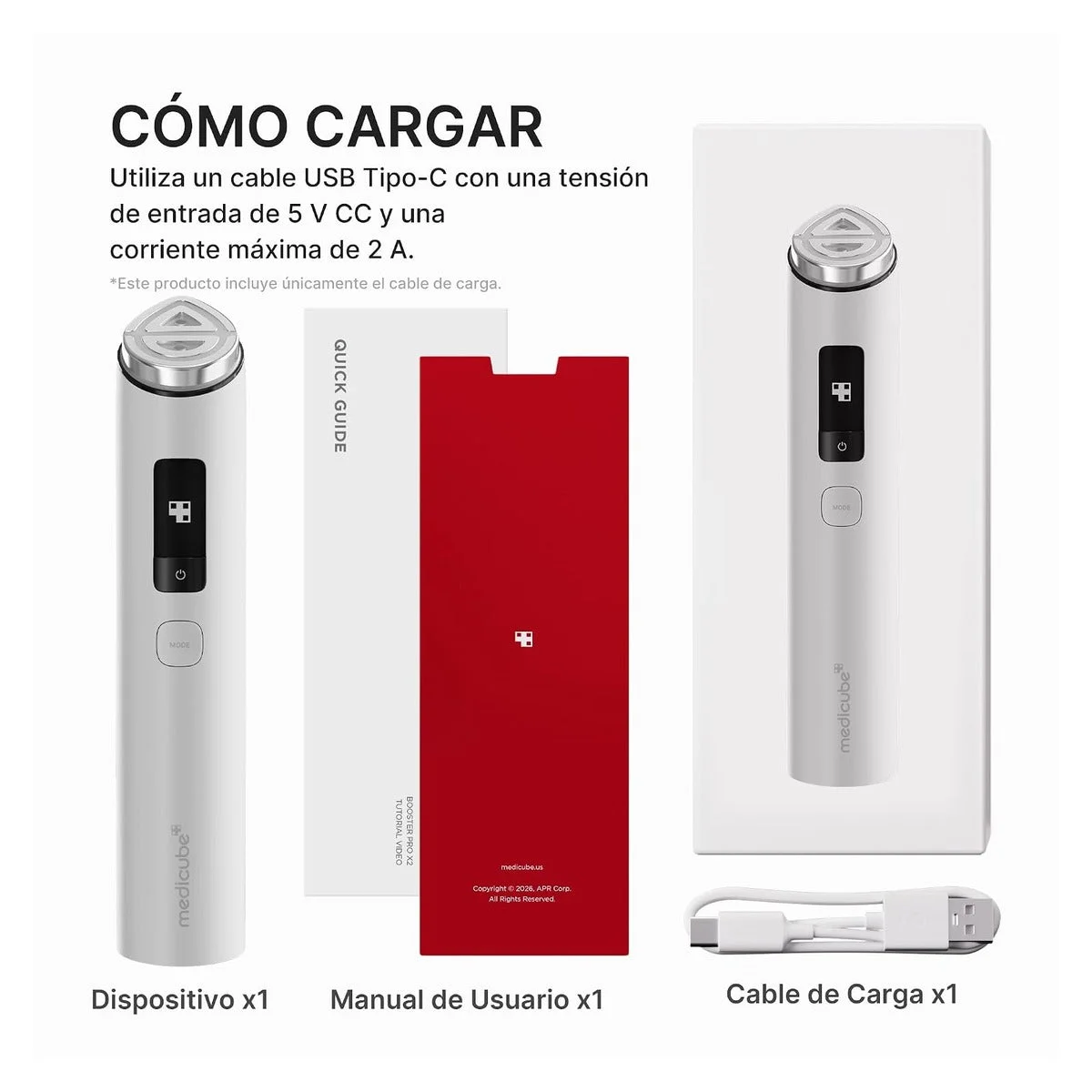 medicube Booster Pro X2 - Blanco
