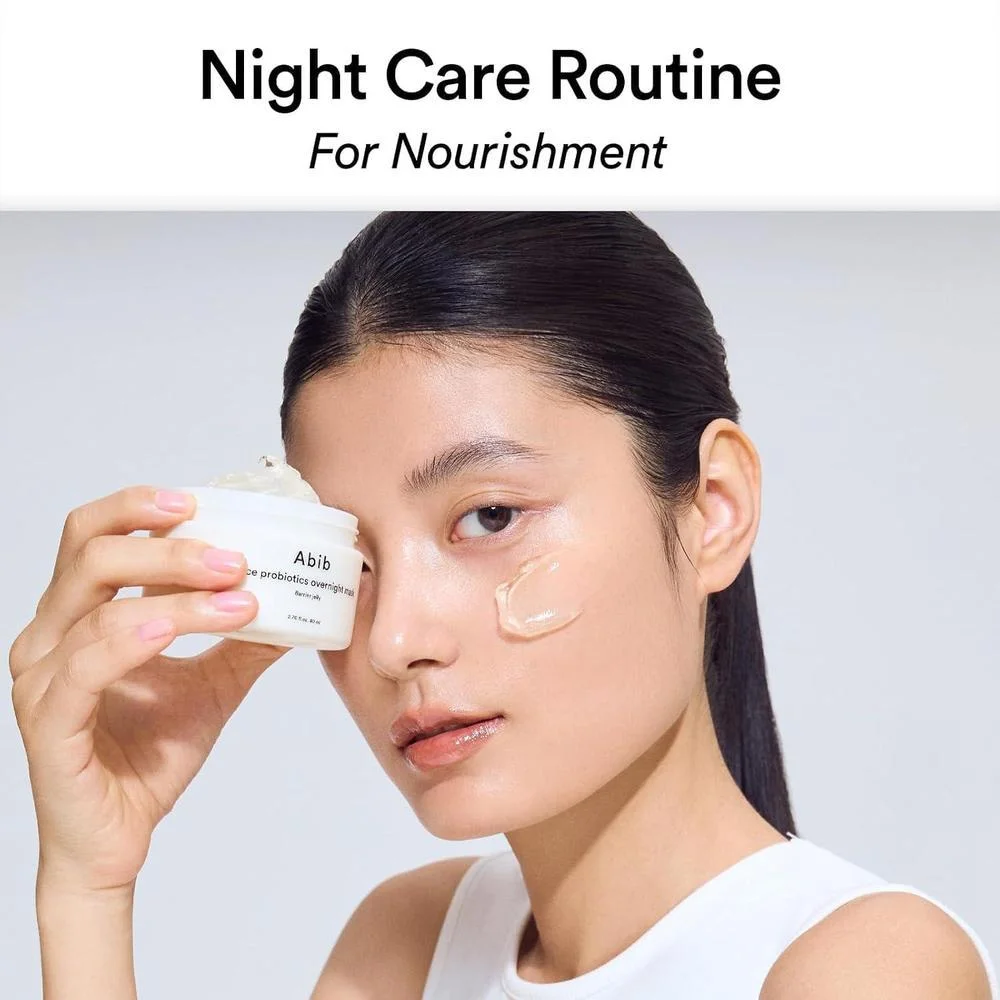 Máscara Nocturna Abib Gelatina 80ml Para Dormir, Hidratante y Nutritiva