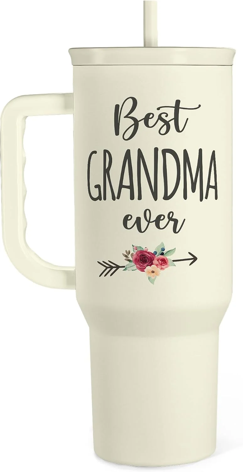 Vaso térmico Sandjest con asa 40 oz acero inoxidable