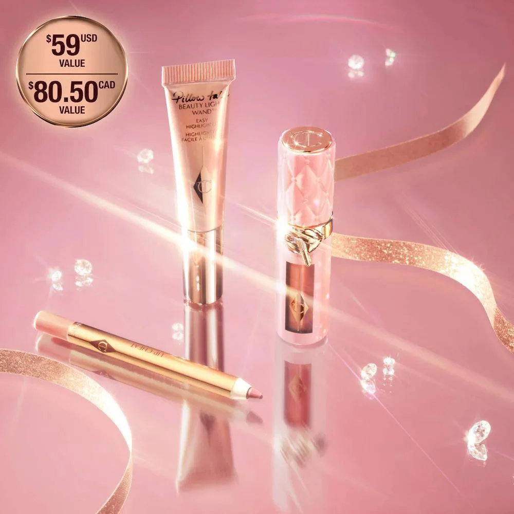 Set de Regalo Trío de Maquillaje para Labios y Mejillas