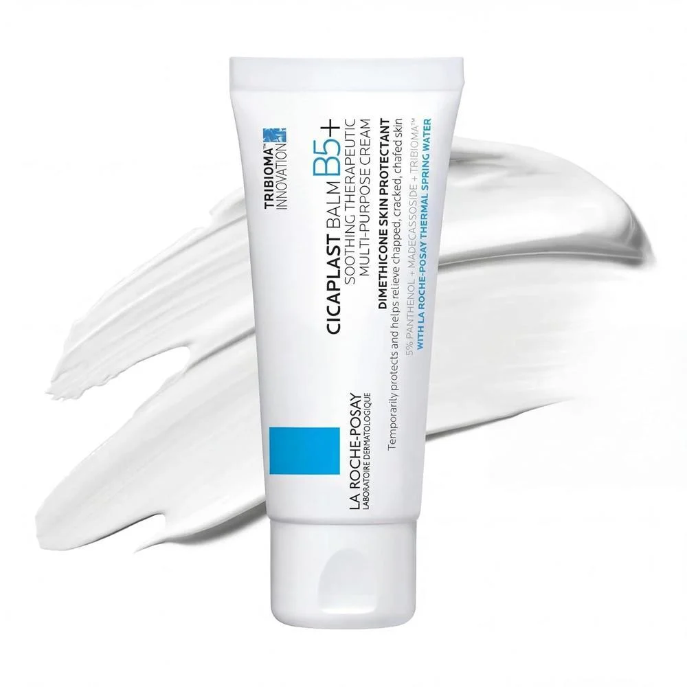 La Roche-Posay Cicaplast Balm B5, Healing Ointment and Soothing Therapeutic Multi Purpose Cream for Dry & Irritated Skin, Body and Hand Balm, Baby Safe, Fragrance Free