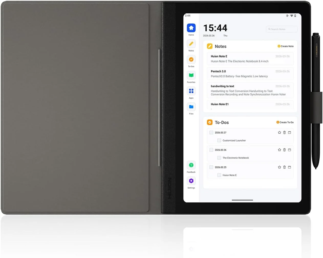 Tablet Huion Note E 8.4" con lápiz magnético sin batería
