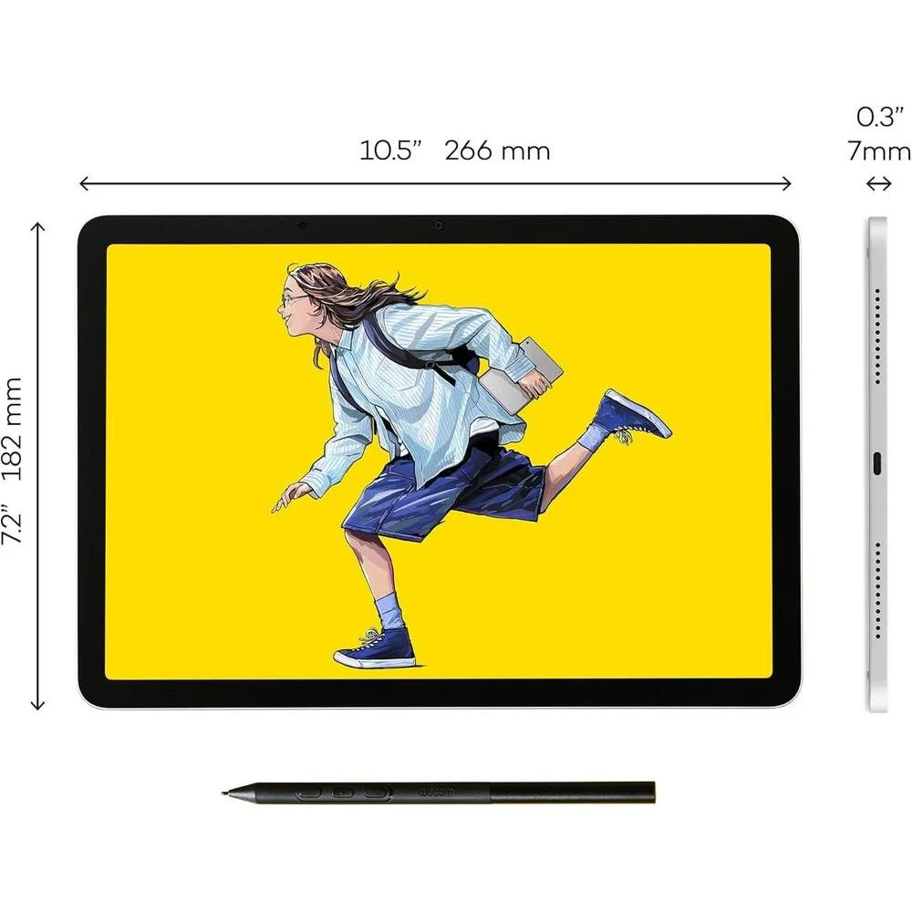 Wacom MovinkPad 11, tableta de dibujo Android con Pro Pen 3 sin batería, 8GB RAM/128GB almacenamiento, pantalla antirreflejo