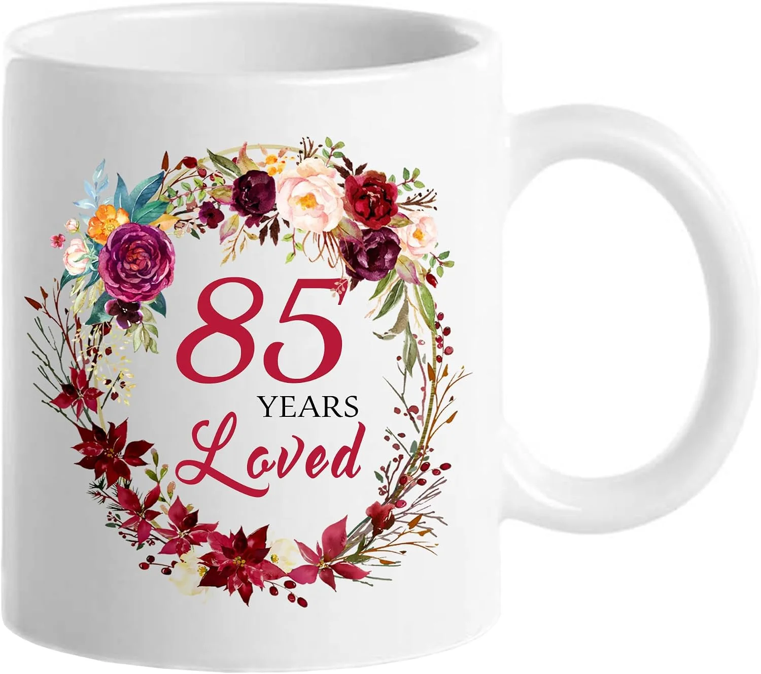 Choinn 1941 85th Birthday Gifts for Women, Birthday Gifts for Women Turning 85 years old, 85th Bday Gifts Ideas, Mothers Day Christmas Gifts for Mom, Grandma, Aunt, Wife, Sister, 85 Years Loved Mug