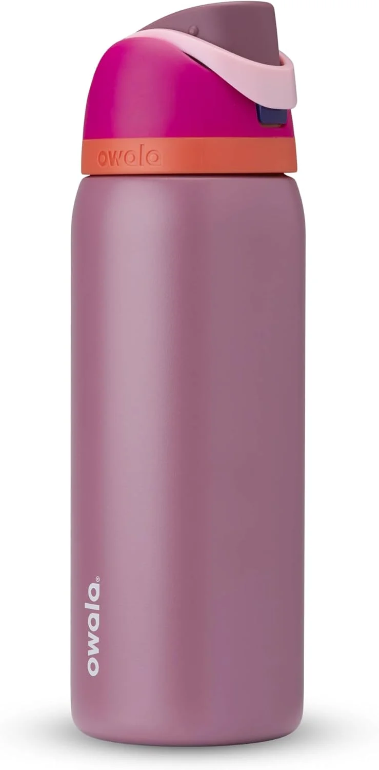 Botella de agua Owala FreeSip acero inoxidable 32 oz Crown Jewel