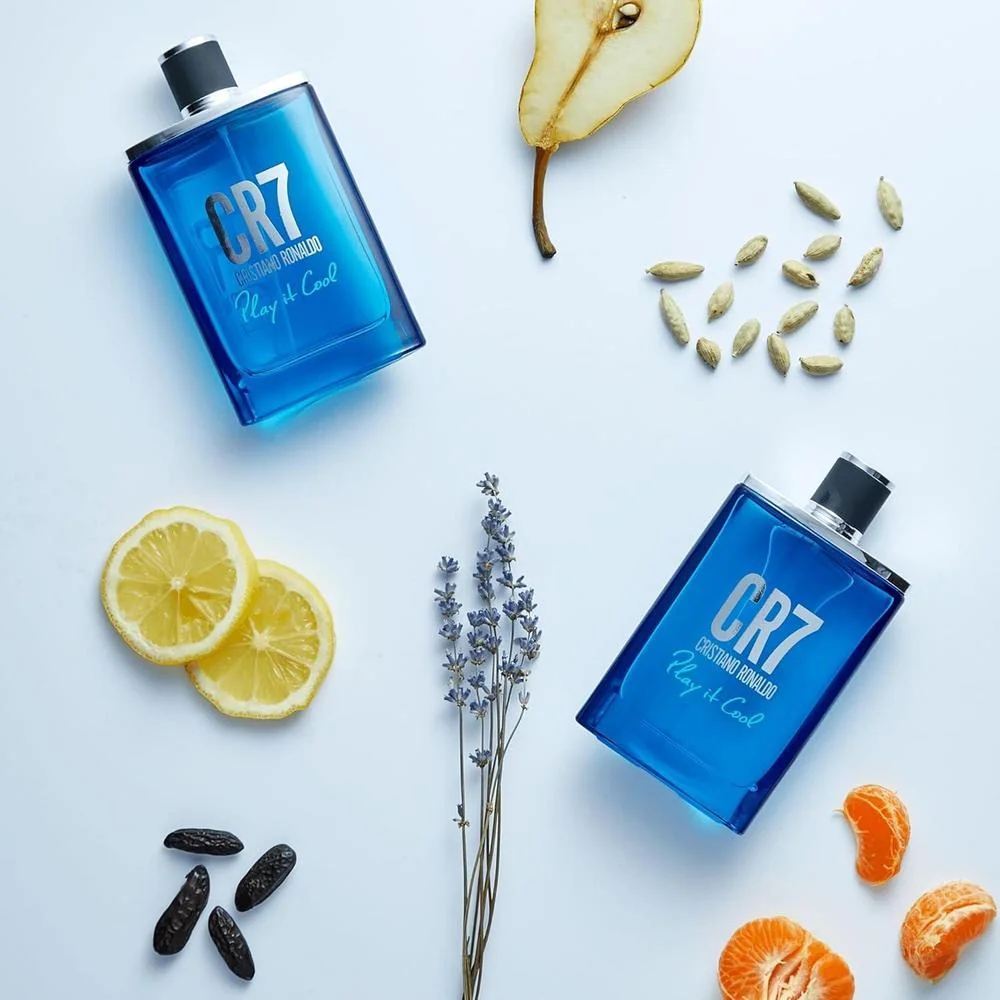 Cristiano Ronaldo CR7 Play It Cool Eau de Toilette para Hombre - Fragancia Fresca, Notas de Bergamota y Cardamomo