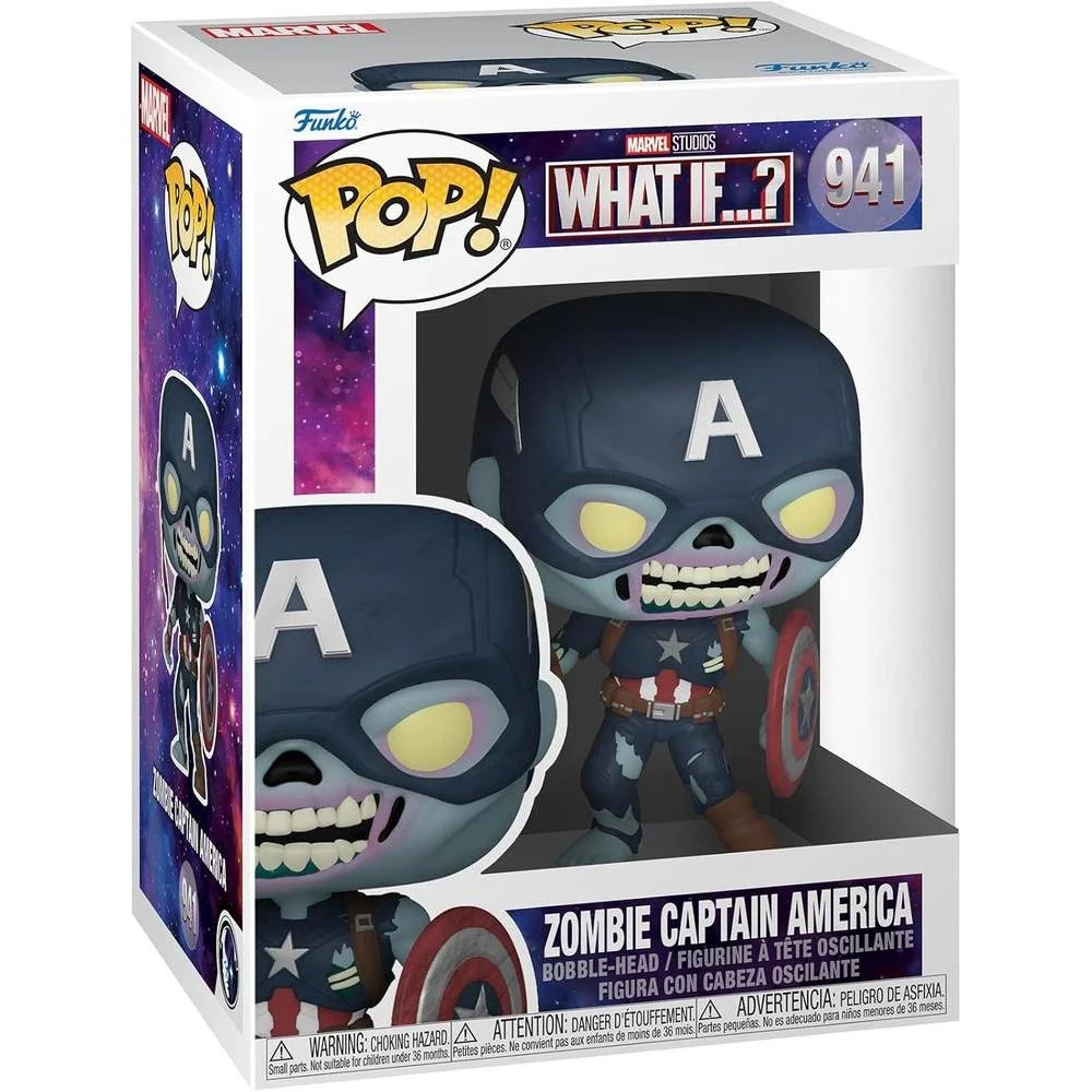 Funko POP! Marvel What If Zombie Captain America
