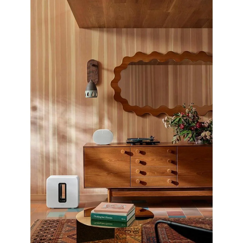 Sonos Sub 4 - Subwoofer inalámbrico con acabado mate y graves dinámicos de alta calidad, compatible con sistema Sonos