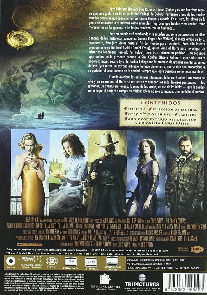 DVD La Brújula Dorada (2008) - Formato Europeo Zona 2