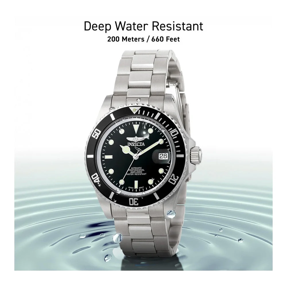 Invicta - Reloj Automático Pro Diver Para Hombre, Resistente Al Agua, 40mm, Esfera Negra