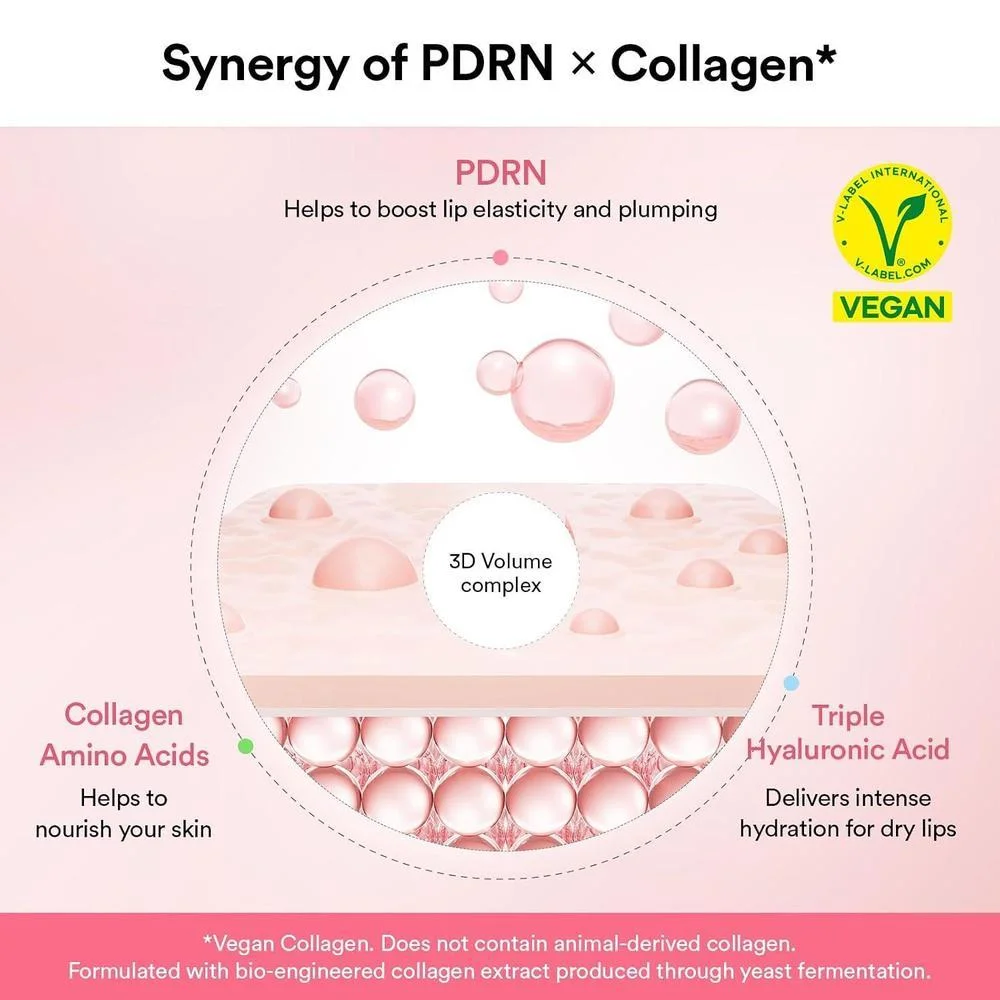 Abib PDRN Mascarilla Brillante para Labios, Bálsamo Nocturno Coreano, Hidratante Intensivo y Reparador para Labios Secos y Escamosos