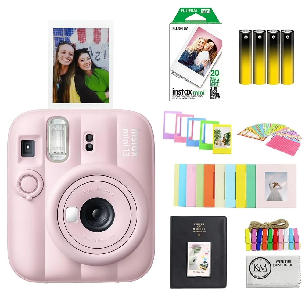 Cámara instantánea Fujifilm Instax Mini 13 rosa chicle con accesorios