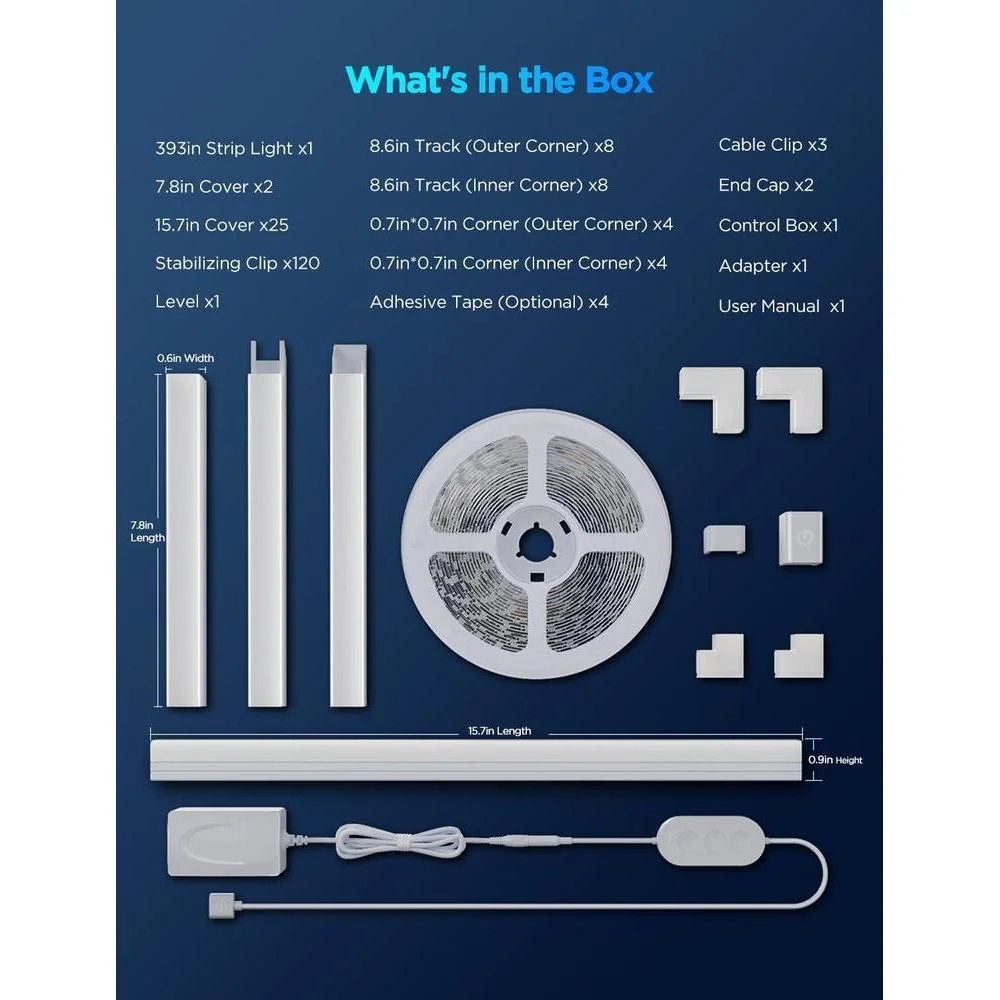 Govee RGBIC LED Strips: Iluminación Inteligente con Alexa y Google. Ideales para dormitorio y estudio