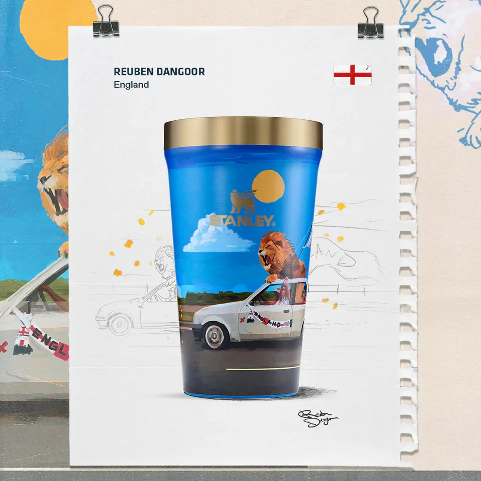 The Fútbol Artist Collection Everyday Tumbler England