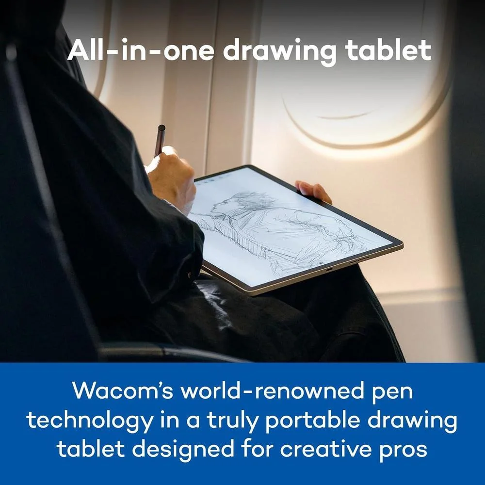 Wacom MovinkPad Pro 14, tableta gráfica móvil Android. Pantalla OLED, Pro Pen 3 sin batería, 12GB RAM, 256GB almacenamiento