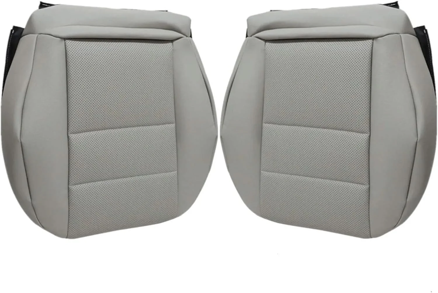 Funda de asiento de cuero microfibra gris para Mercedes Benz C250 C300 C350 GLK 2008-2015