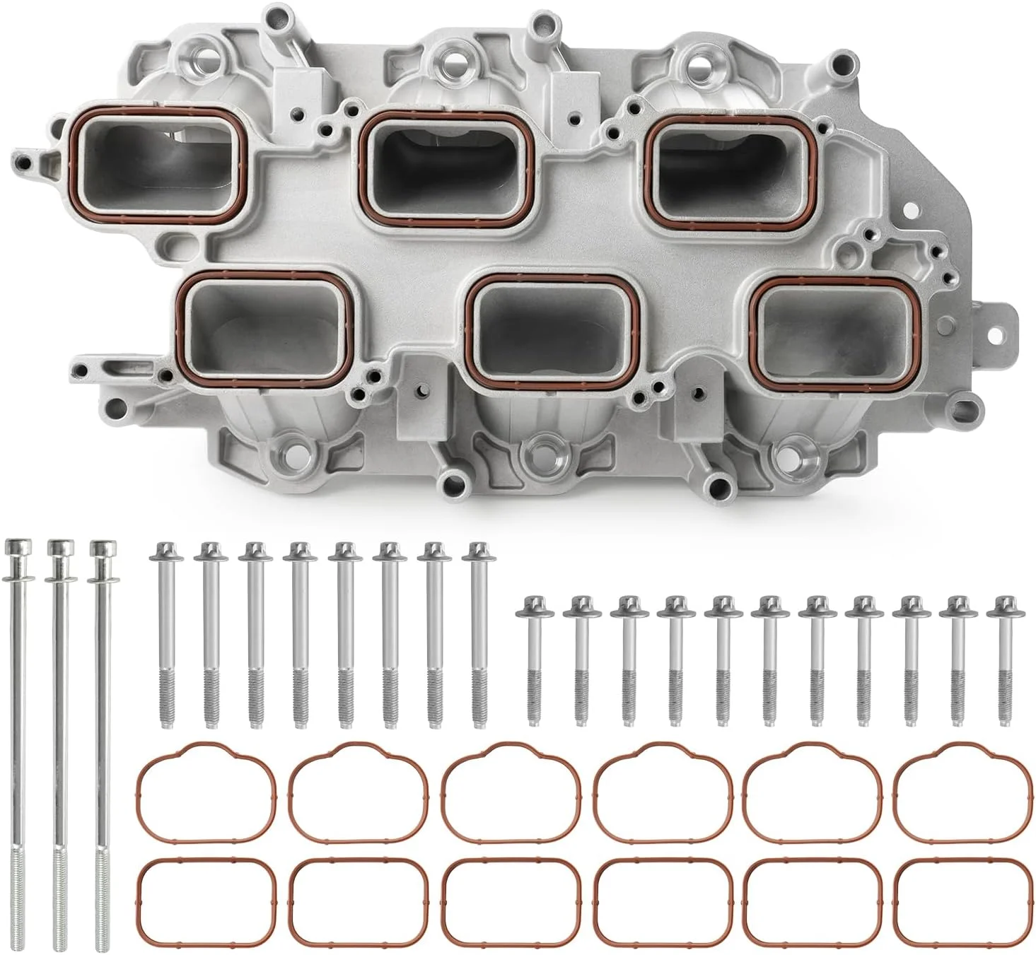 Aluminum Lower Intake Manifold with Gasket for 2011-2021 Dodge Charger Challenger Durango Jeep Wrangler Grand Cherokee RAM 1500 ProMaster Chrysler 200 300 Town & Country 3.6L Pentastar V6 05184199AF