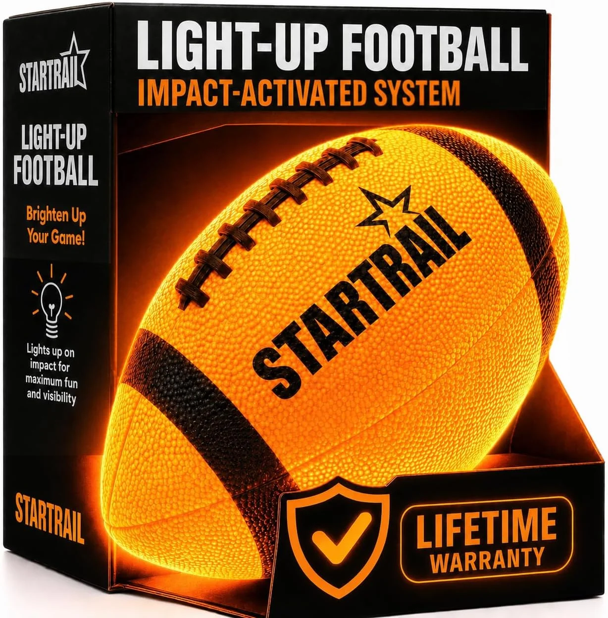 Balón de fútbol Tomleon con LED brillante tamaño 6